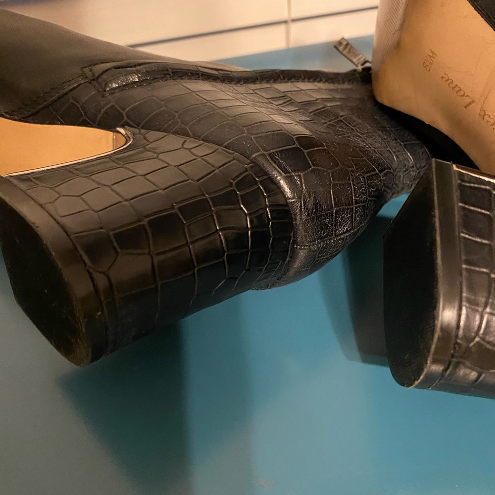 Black and metal boots - Picture 7 of 7